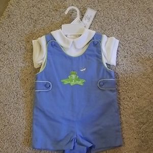 12 mo 2 piece Shortall